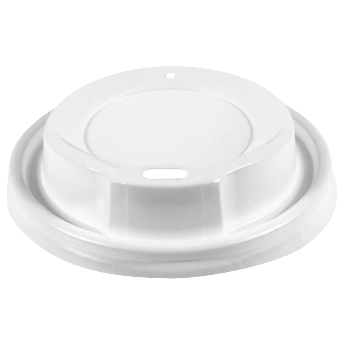 100x WIMEX Coperchio per tazze To Go Cafe Lungo, Cafe Melange, Take-Away 0,2 l; 8x1.8 cm (ØxH); bianco; 100 pz. / Pacco