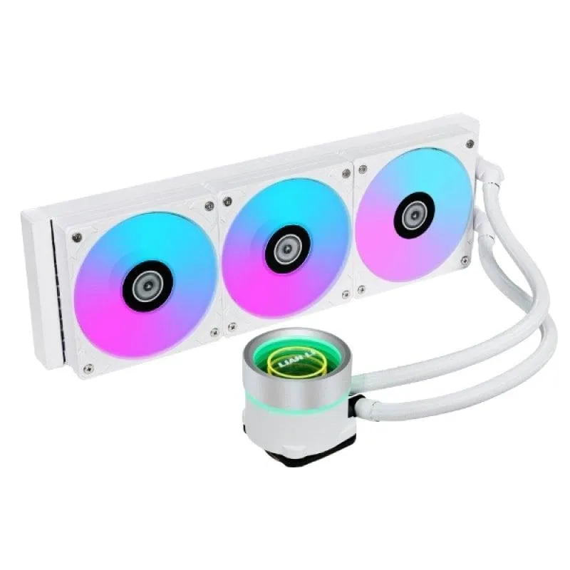 Refrigerazione Liquida Lian-Li Galahad 2 Trinity 360mm 3 Ventole RGB Bianco