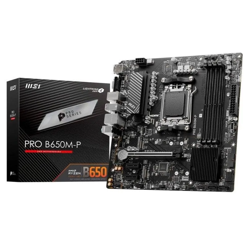 Schede Madri MSI PRO B650M-P AMD B650 Socket AM5 DDR5 Micro ATX LAN 2.5G