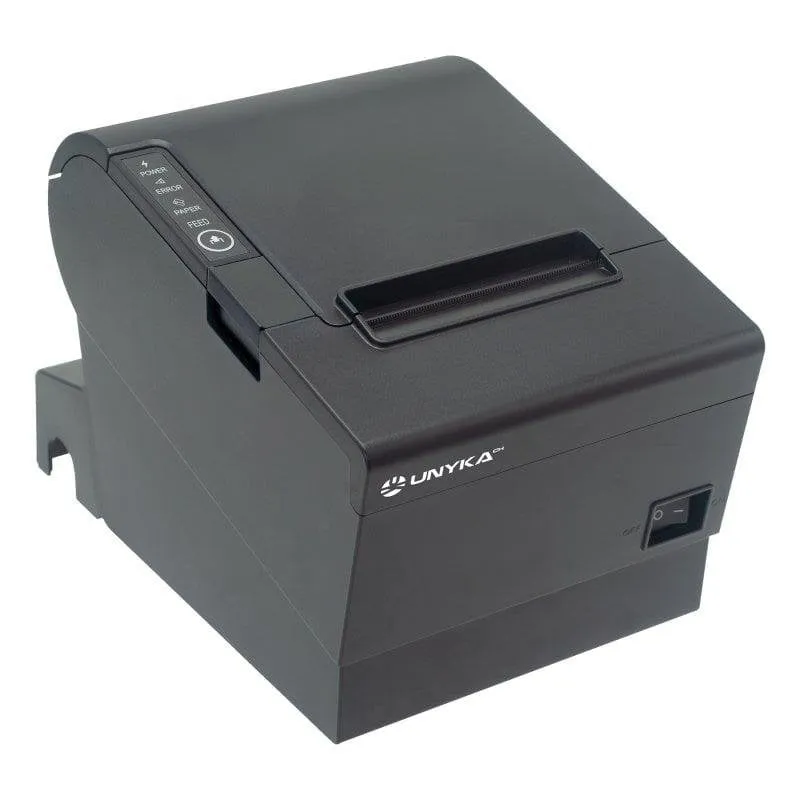 Stampante di ricevute UNYKAch POS5 termica USB/LAN nera