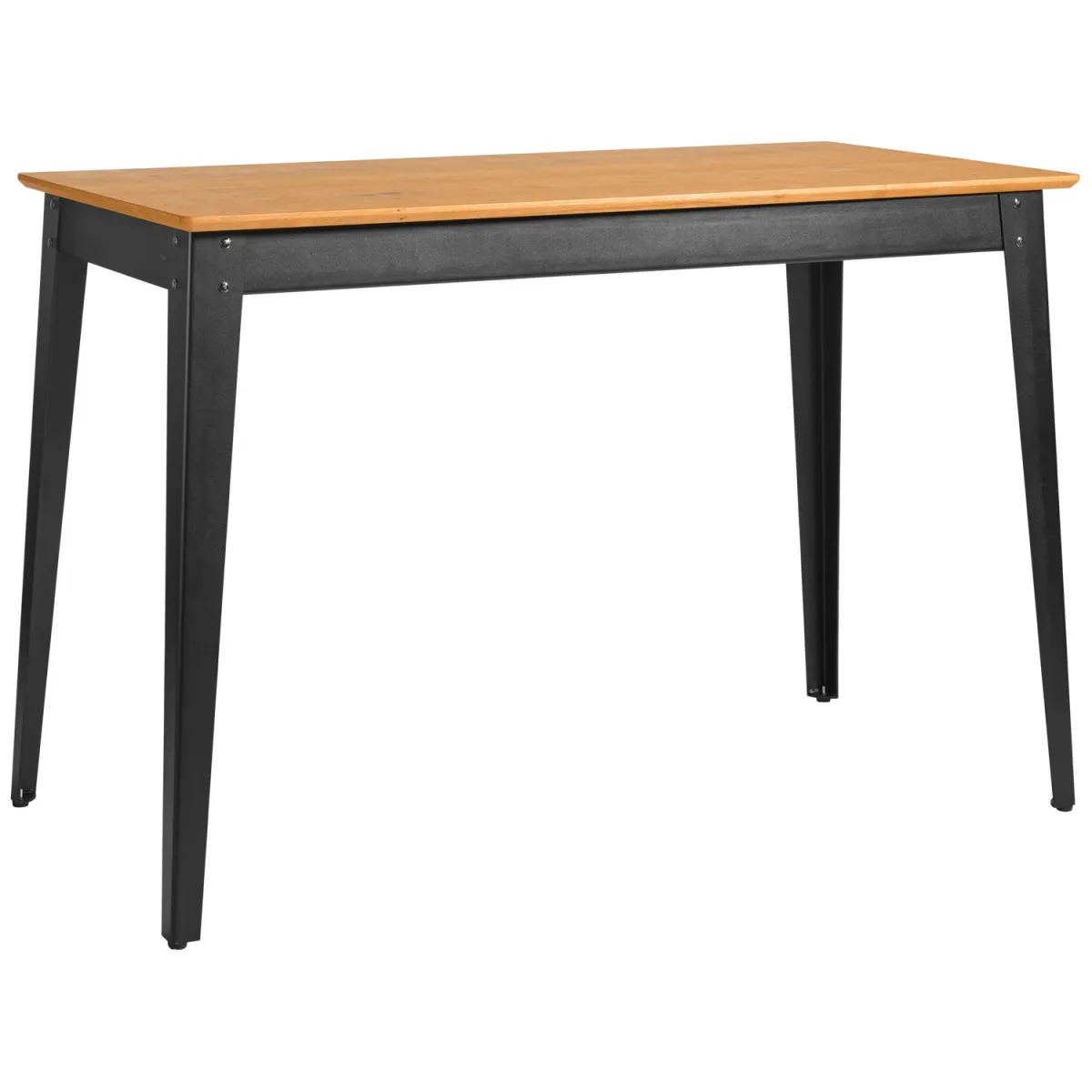 VEGA Tavolo alto Acerios; 160x80x108.5 cm (LxLxH); Piano tavolo quercia selvatica, struttura nero; rettangolare
