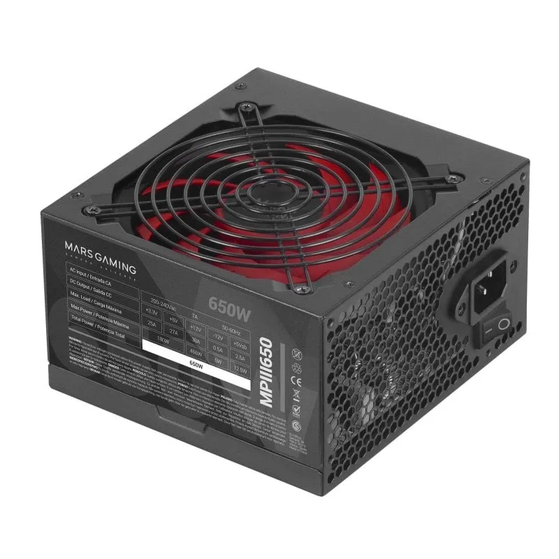 Alimentatore Mars Gaming MPIII650 da 650 W