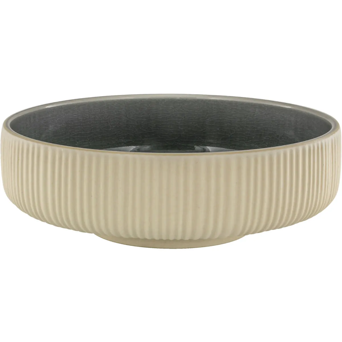 6x Playground Ciotola Nara con rilievo; 1460 ml, 21x7 cm (ØxH); grigio; 6 pz. / Pacco