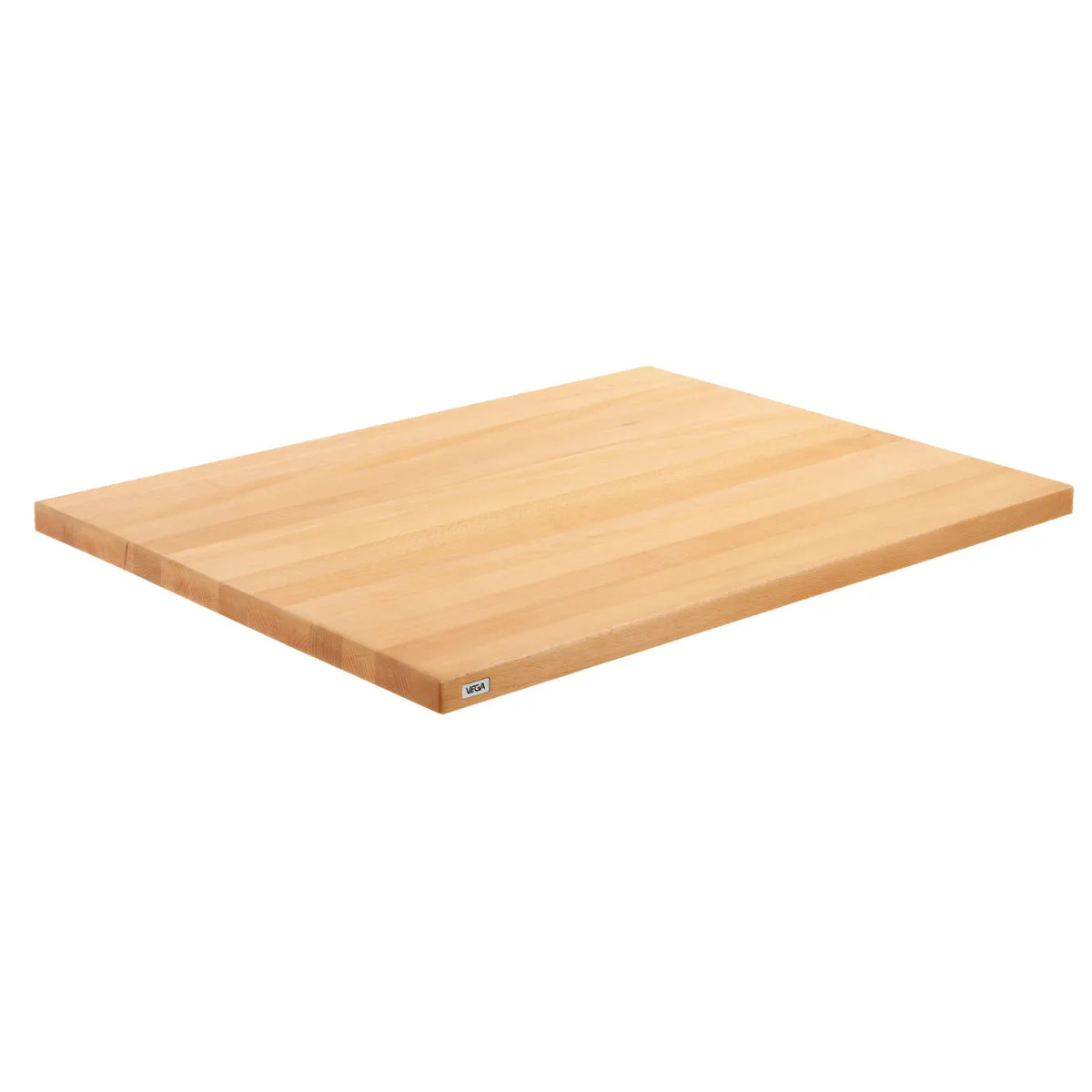 VEGA Piano per tavolo Kentucky rettangolare; 80x60x3 cm (LxLxH); faggio/naturale; rettangolare