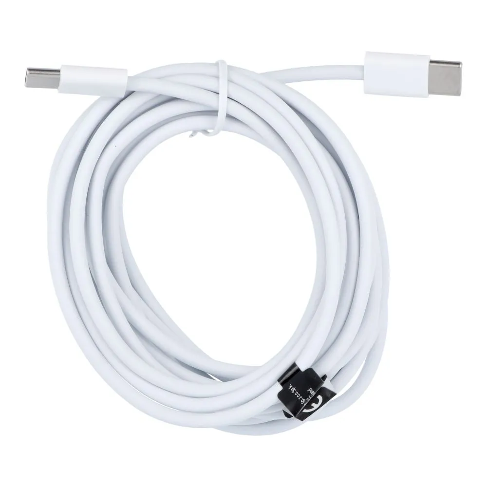 Cavo Dati e Ricarica USB-C - USB-C OEM HD26, 30W, 3m, Bianco
