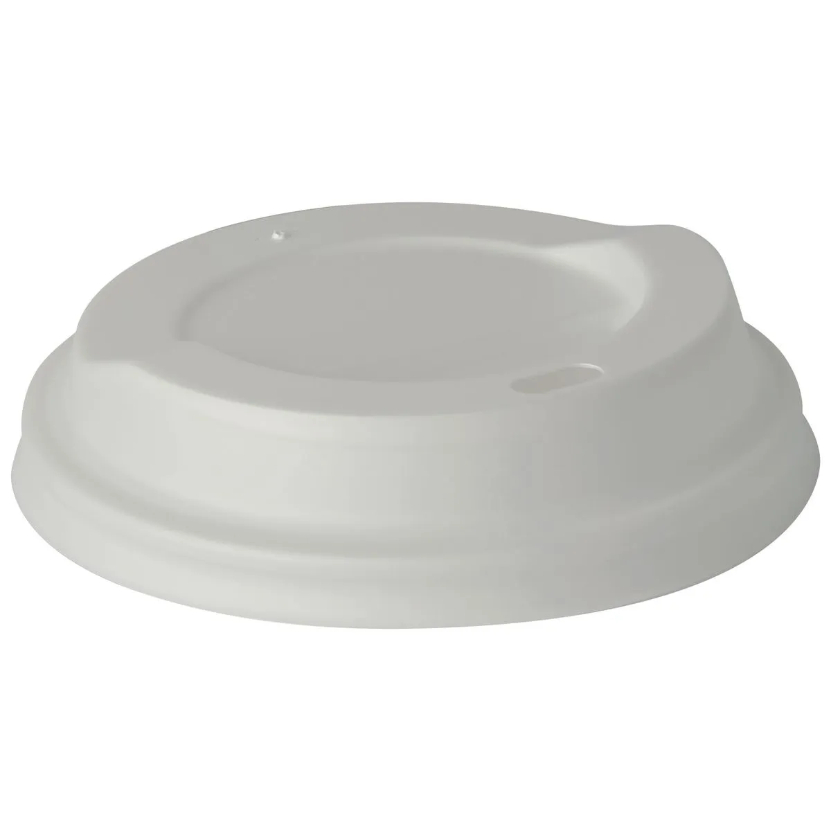 1000x PAPSTAR Coperchio Pure, plastica organica; 9 cm (Ø); bianco; 1000 pz. / Pacco