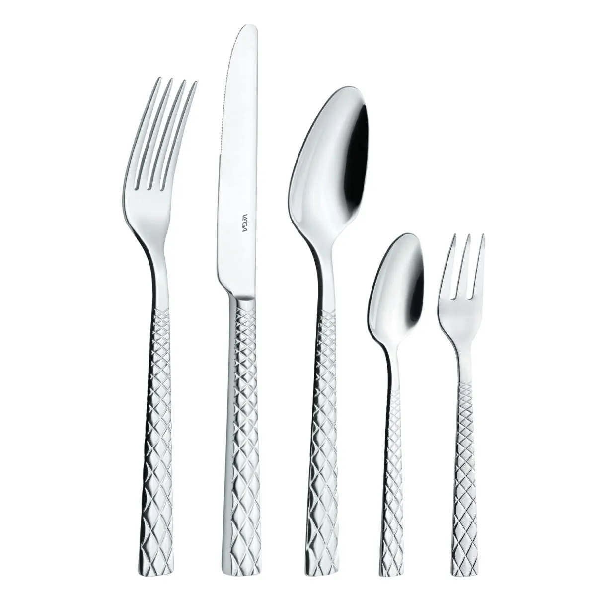 VEGA Set posate Brilio 30 pezzi; argento