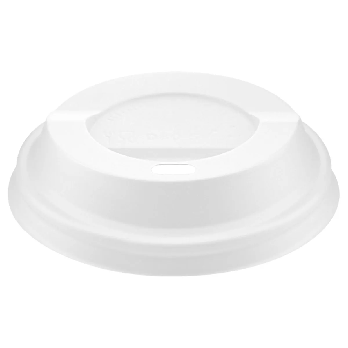 100x WIMEX Coperchio per bicchieri Travel, To Go; 8x2 cm (ØxH); bianco; 100 pz. / Pacco