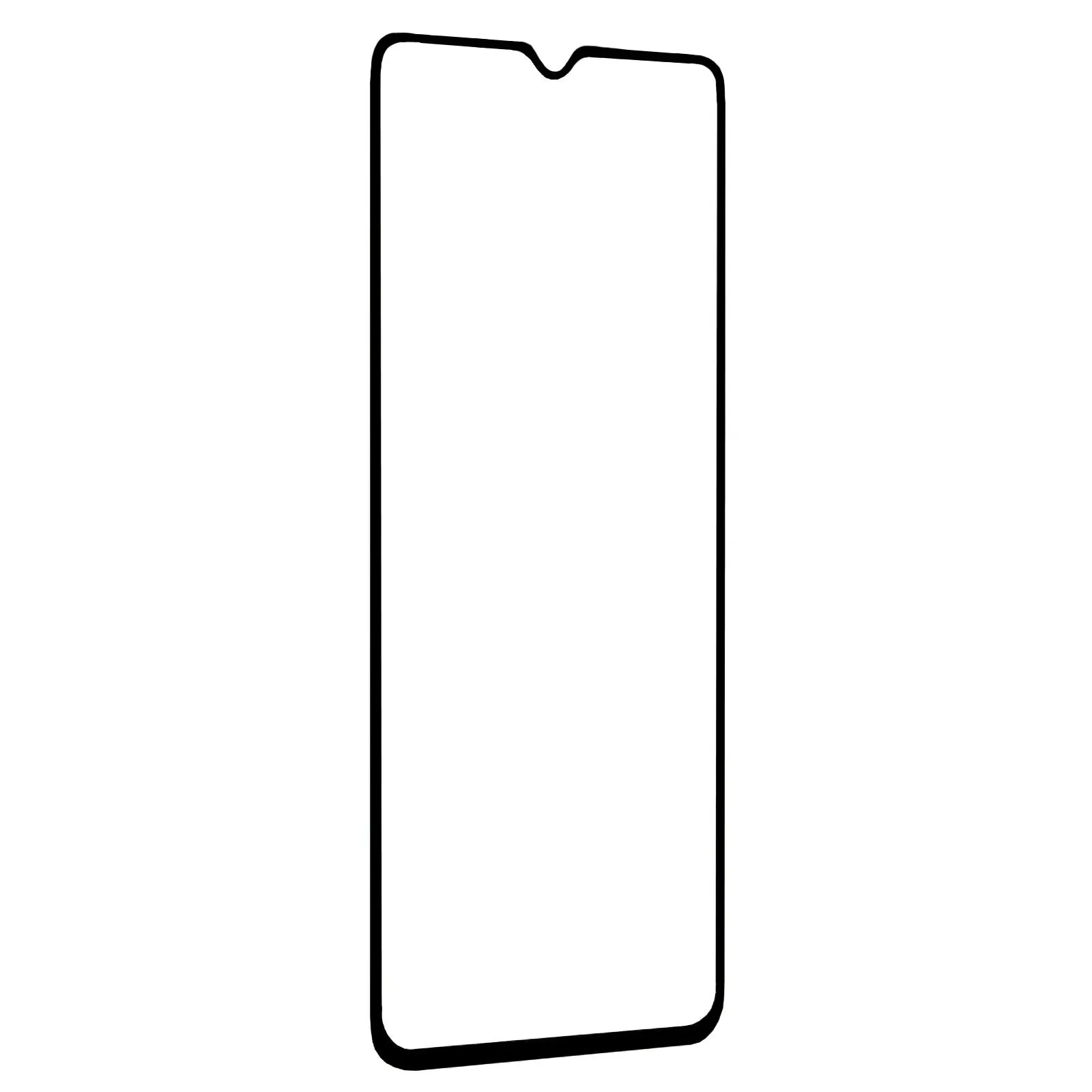 Pellicola protettiva per schermo OEM per Samsung Galaxy A56 A566, Vetro temperato, Full Glue, 6D, Nero