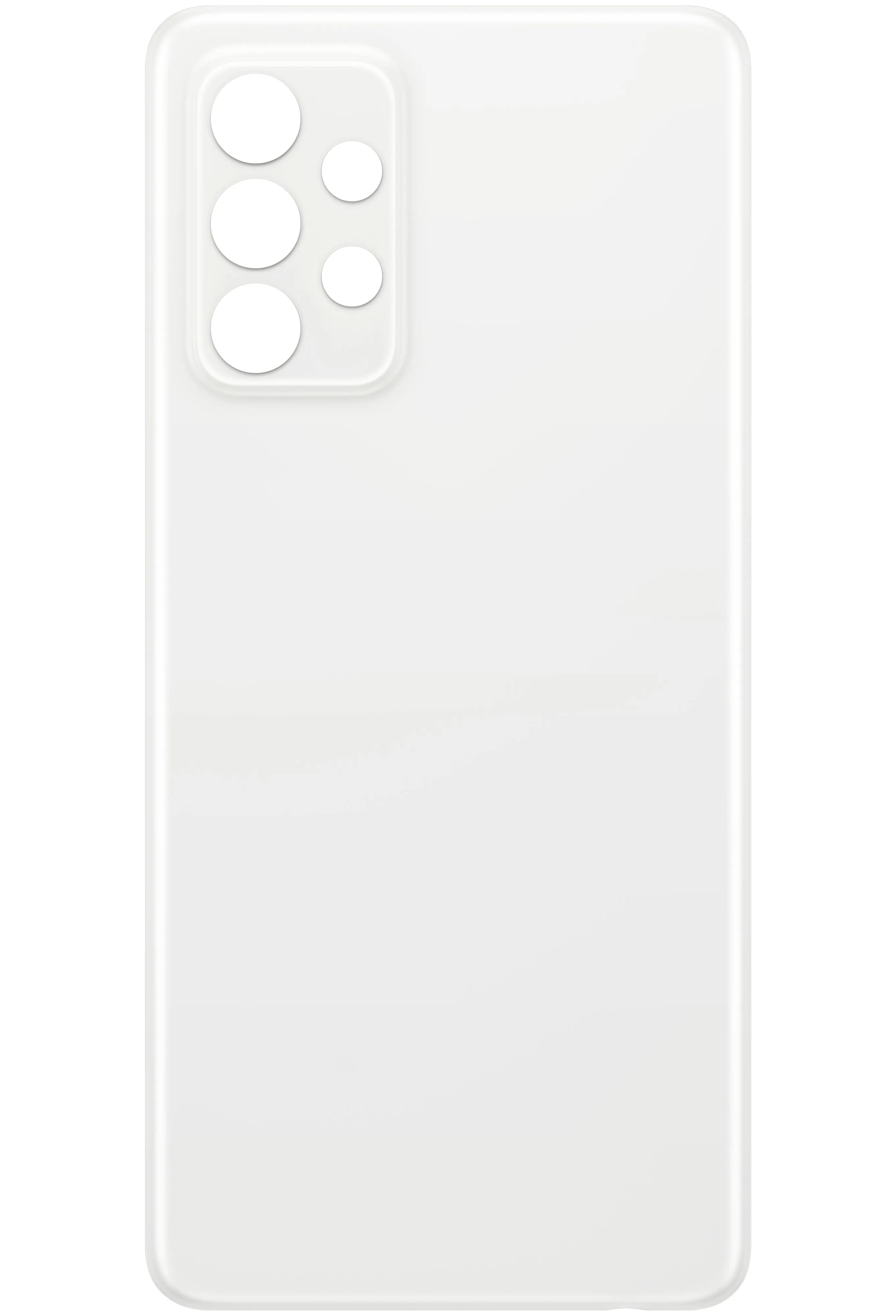 Copertura Batteria compatibile con Samsung Galaxy A52s 5G A528 / A52 5G A526 / A52 A525, Bianco
