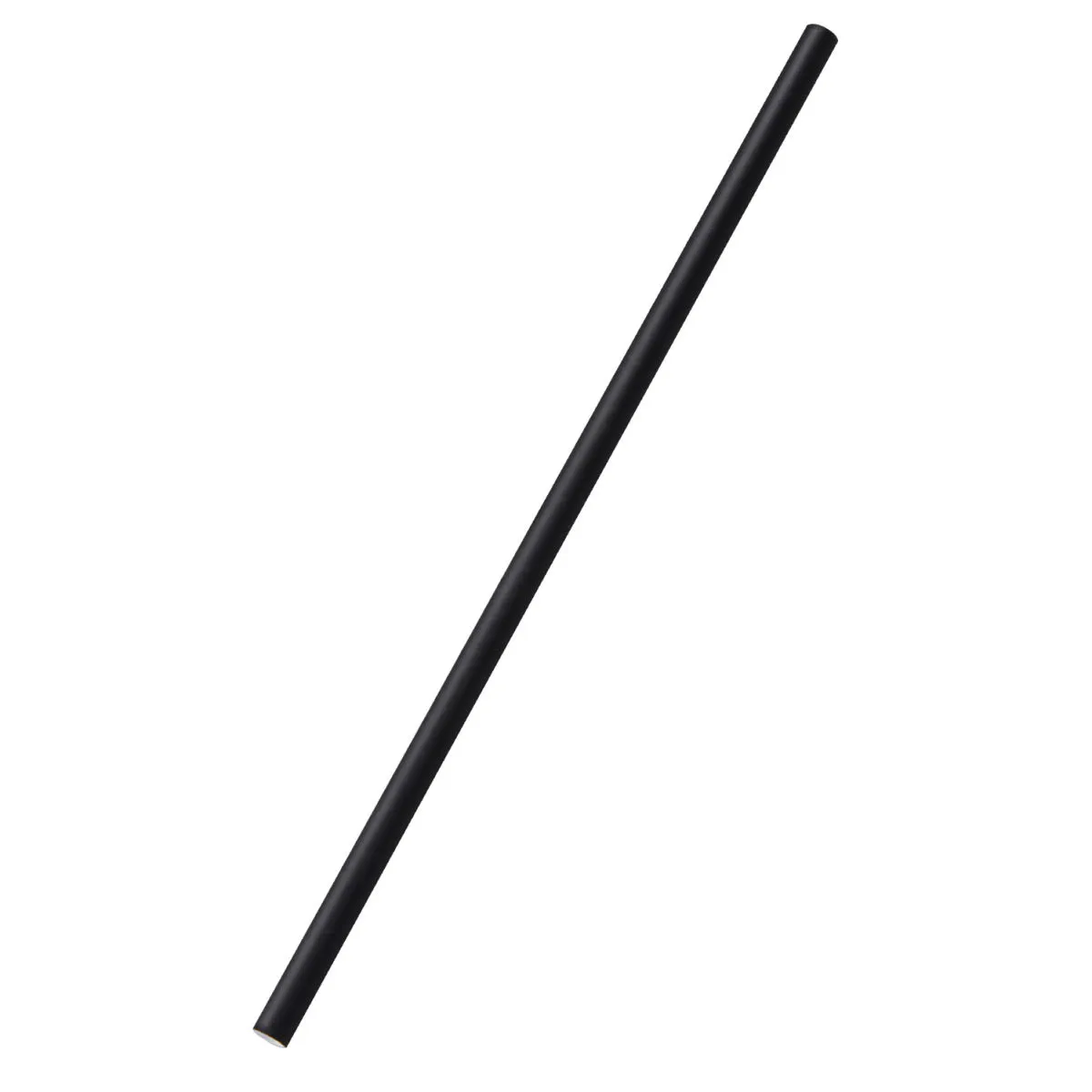 100x WIMEX Cannuccia Jumbo nere o marroni; 0.8x25 cm (ØxL); nero; 100 pz. / Pacco