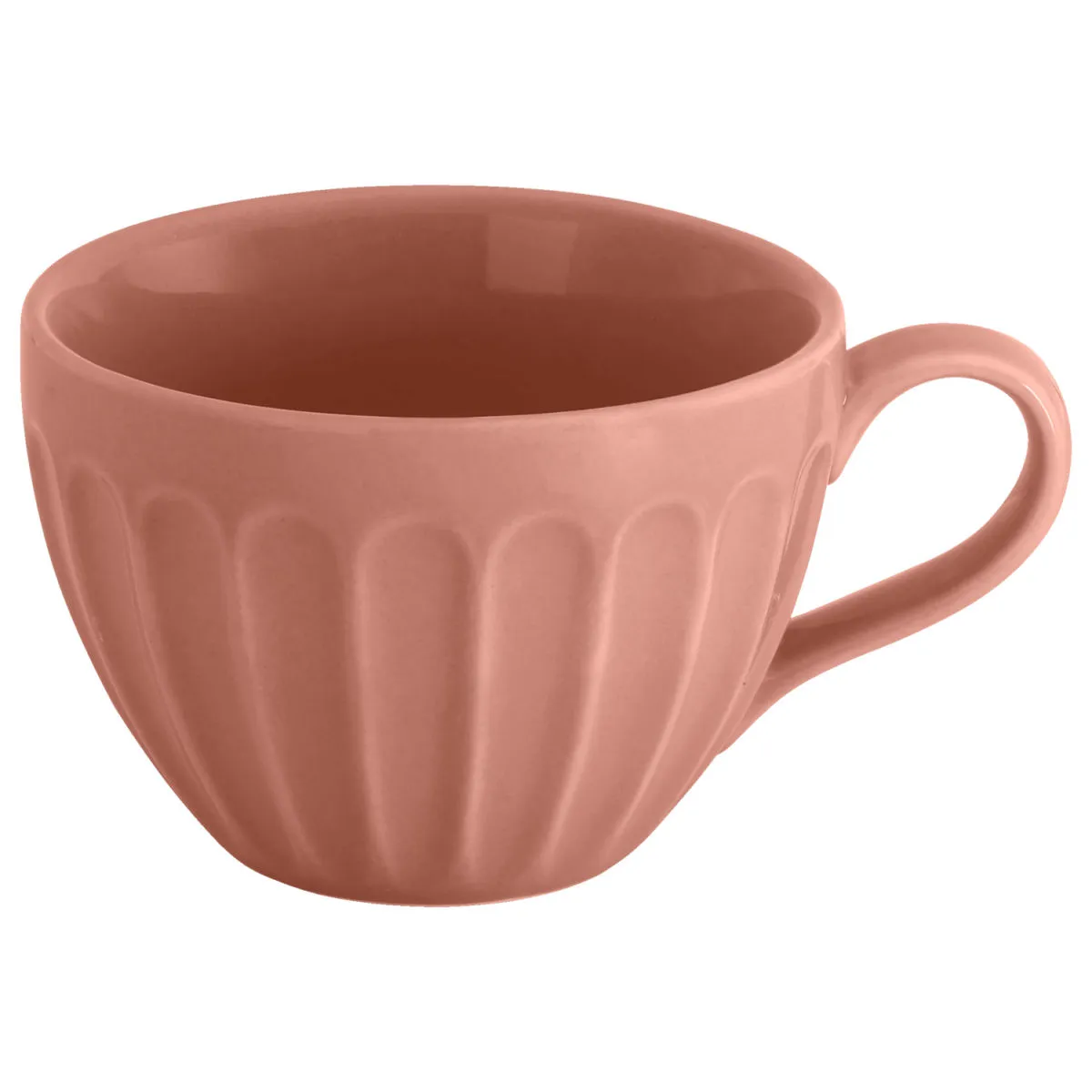 6x VEGA Tazza cappuccino Bel Colore; 190 ml, 8.5x5.5 cm (ØxH); rosé; 6 pz. / Pacco