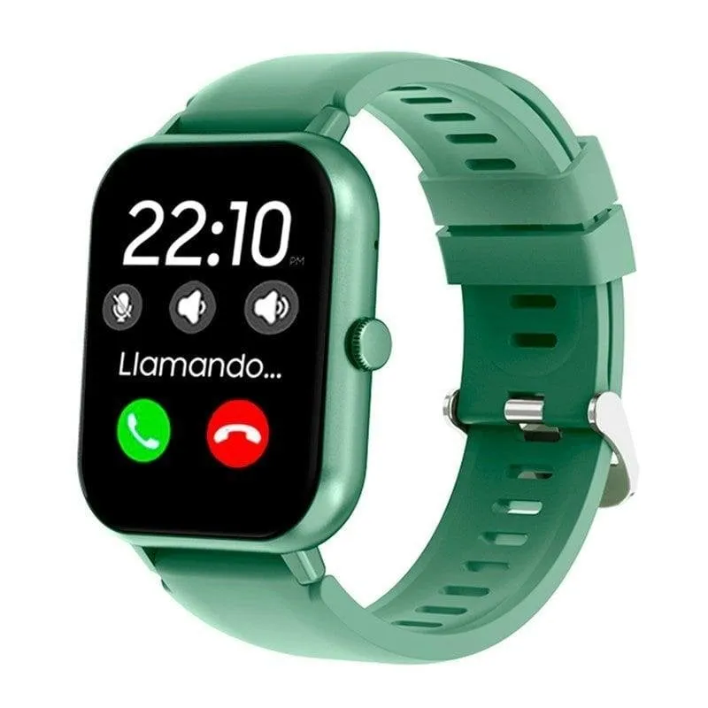 Cool Forest Bluetooth 42mm Display 1.83" Verde IP67 SpO2 Cardiofrequenzimetro Sonno Chiamate
