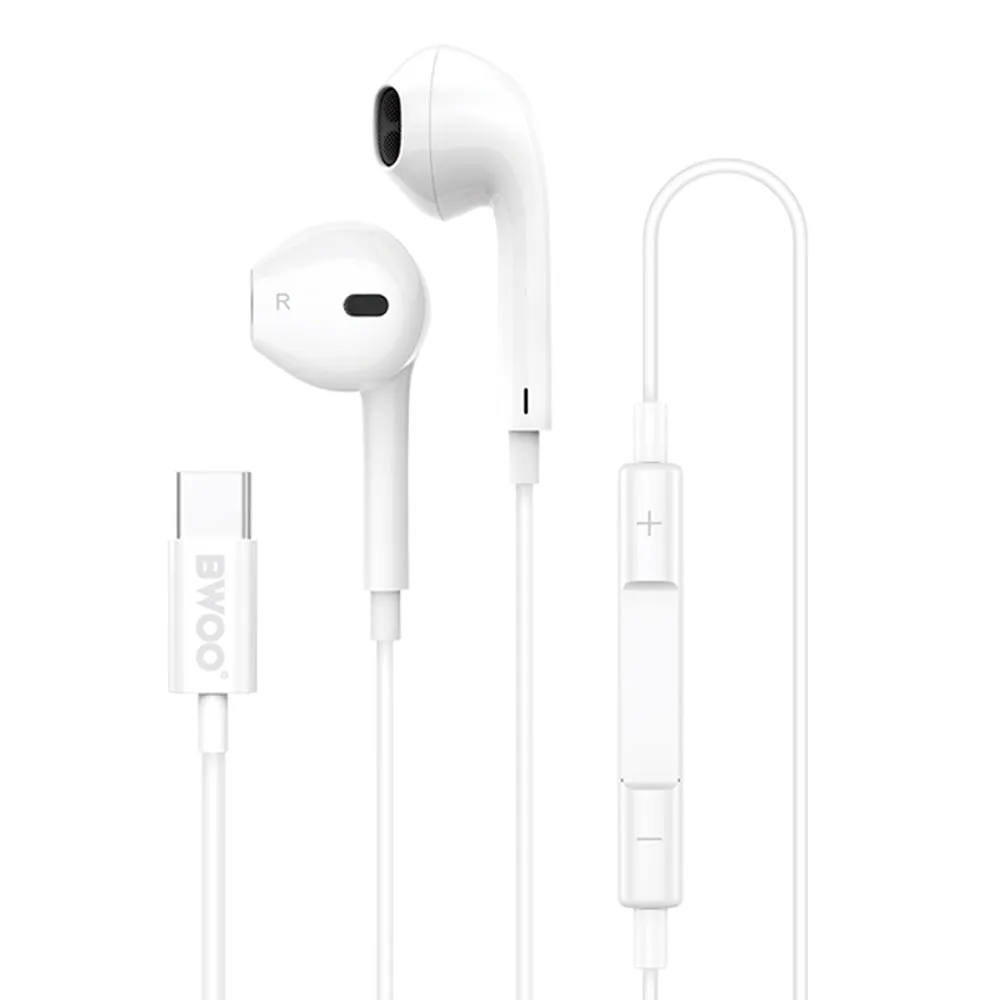 Auricolari USB-C BWOO HF175, Bianco