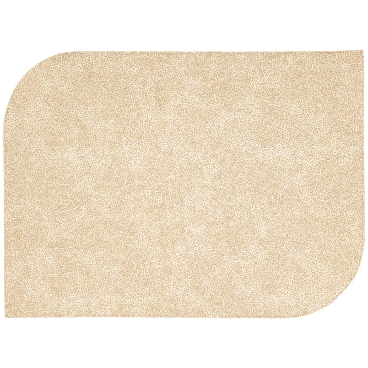 6x ERWIN M. Tovaglietta americana Shana 2 angoli arrotondati; 32.5x44 cm (LxL); beige/tortora; rettangolare; 6 pz. / Pacco