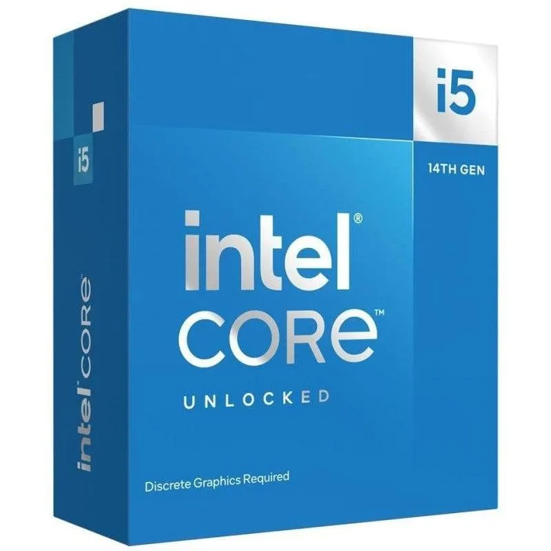 Processore Intel Core i5-14600KF 14 Nuclei 3,5 GHz Base 5,3 GHz Turbo Overclocking