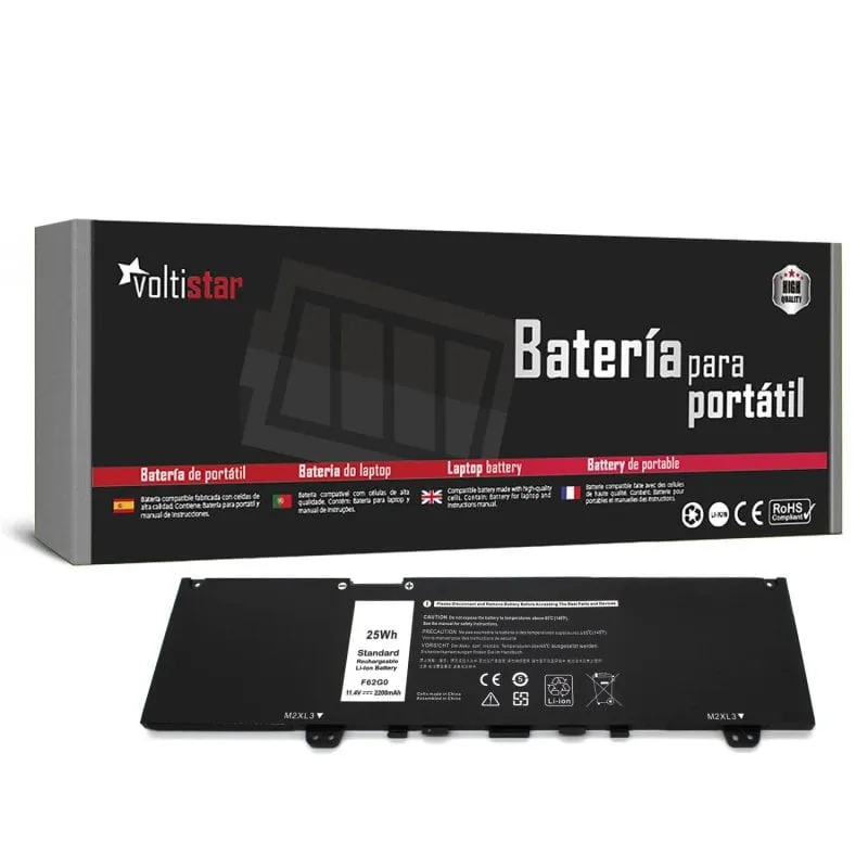Batteria del computer portatile per Dell Inspiron 13 7373 7370 7380 7386 5370 Vostro 5370 F62g0 39dy5