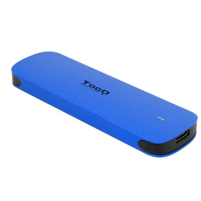 TooQ TQE-2201BL contenitore di unità di archiviazione Box esterno SSD Blu M.2