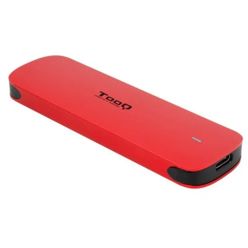 TooQ TQE-2201R contenitore di unità di archiviazione Box esterno SSD Rosso M.2
