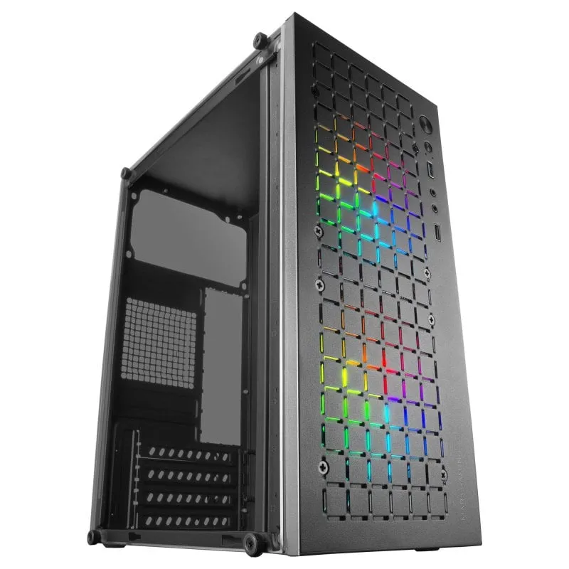 Minitorre USB 3.0 Mars Gaming MC-CORE FRGB con finestra nera