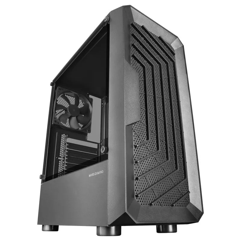 Mars Gaming MC-2000 Mid-Tower USB 3.0 con finestra nera