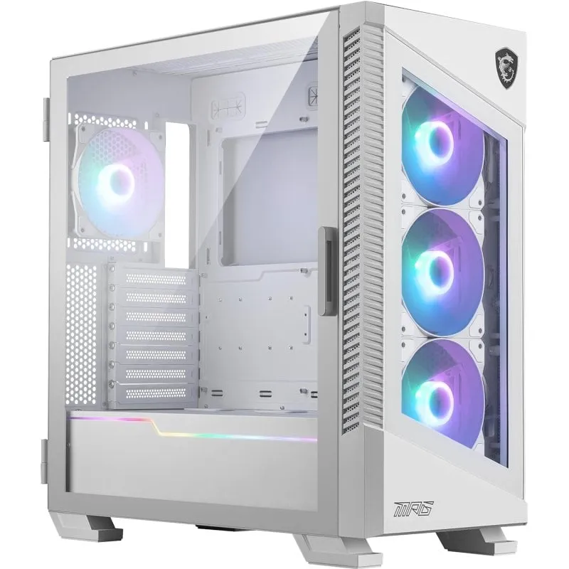 MSI MPG Velox 100R Vetro temperato USB 3.2 Bianco