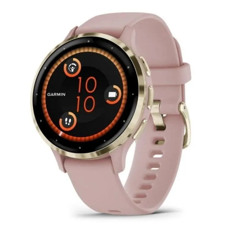 Garmin Venu 3S Bluetooth WiFi GPS NFC 41mm AMOLED Oro Rosa M Resistenza Acqua 5ATM SpO2