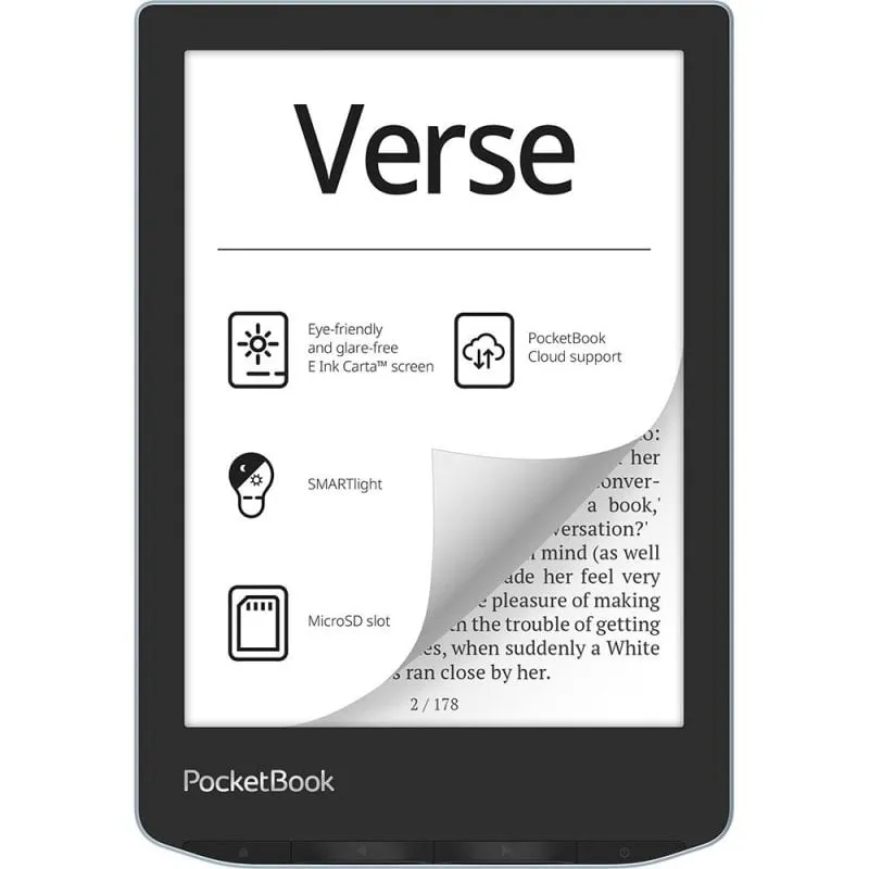 PocketBook Verse E-Book 6" 8GB Blu brillante