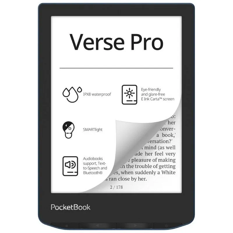 PocketBook Verse Pro E-Book 6" 16GB Ceruleo