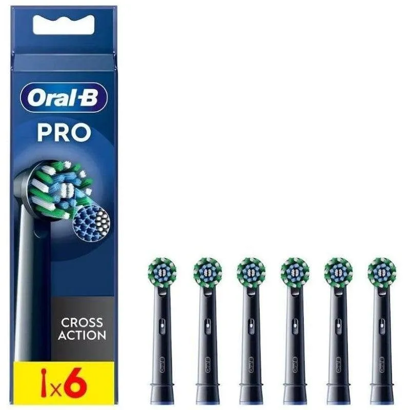 Testine di Ricambio Oral-B CrossAction 6 Unità Pulizia Profonda