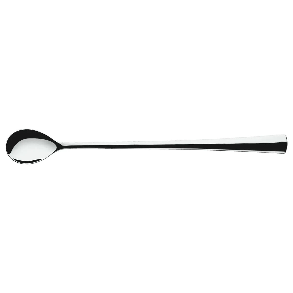 12x PULSIVA Cucchiaio lungo Linz; 22.3 cm (L); argento, manico argento; 12 pz. / Pacco