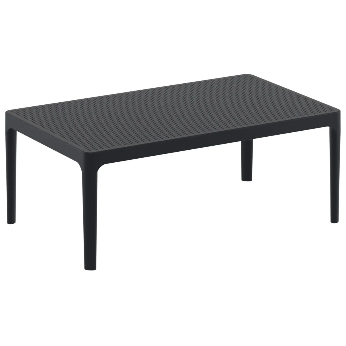 Siesta Tavolino Sky; 100x60x40 cm (LxLxH); nero; rettangolare