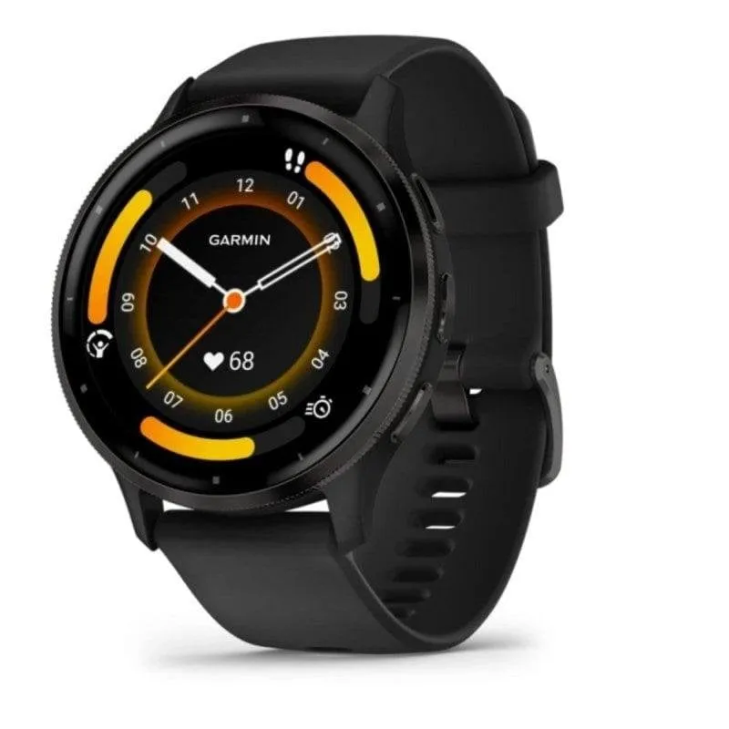 Garmin Venu 3 Bluetooth WiFi GPS 45mm AMOLED Nero Grigia Resistenza Acqua 5ATM SpO2 Cardio