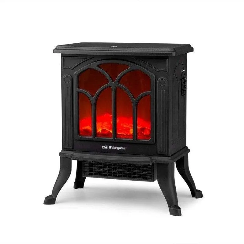 Caminetto elettrico Orbegozo CM 9020 1500W Pavimento Effetto Fiamma Reale