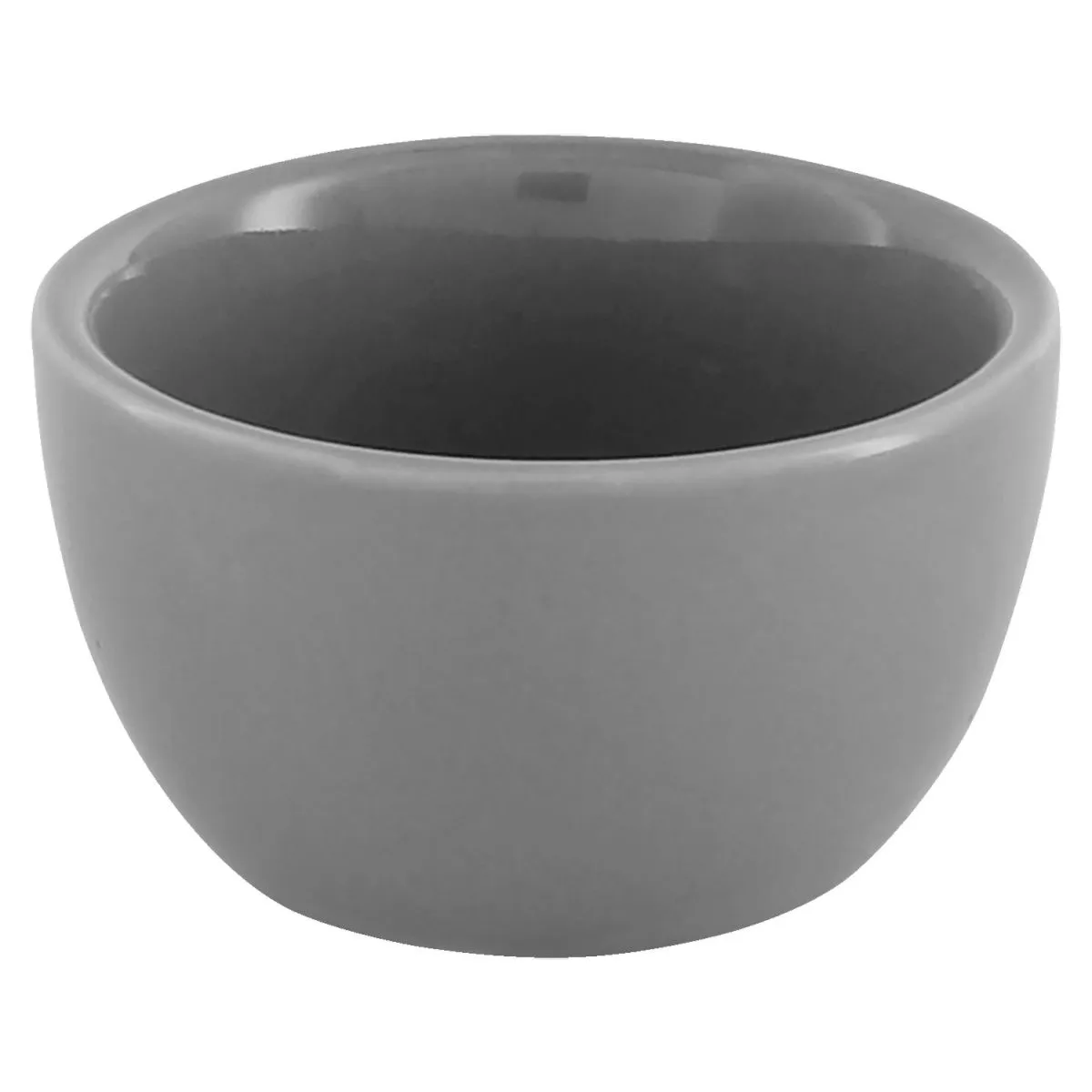 12x VEGA Mini ciotolina Sakè; 30 ml, 5x3 cm (ØxH); grigio chiaro; rotonda; 12 pz. / Pacco