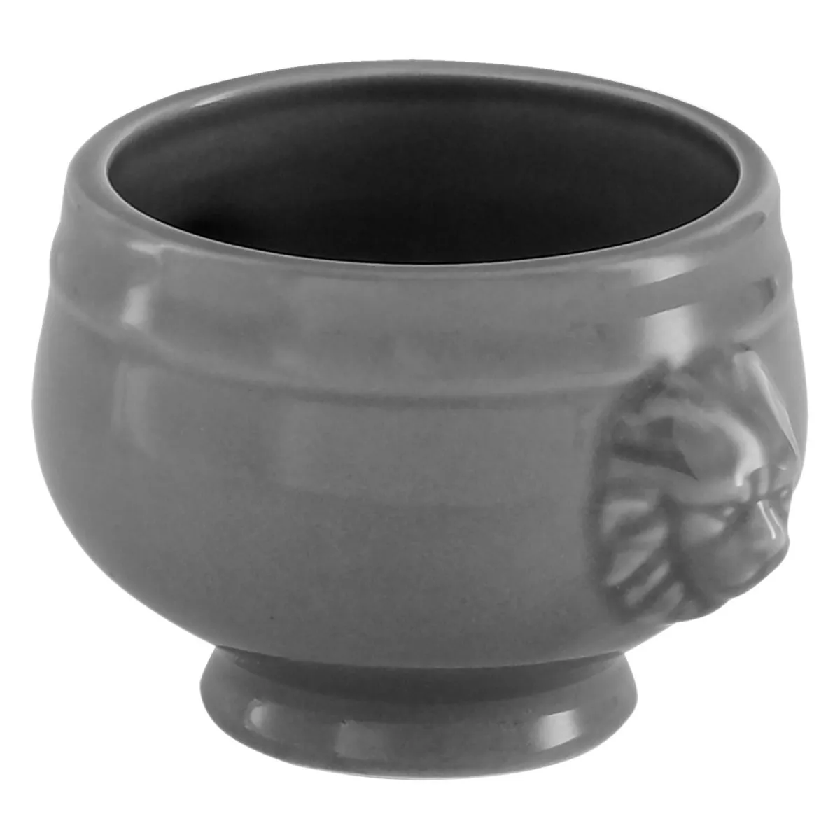6x VEGA Terrina testa di leone Lowi; 130 ml, 6.5x5.5 cm (ØxH); grigio chiaro; rotonda; 6 pz. / Pacco