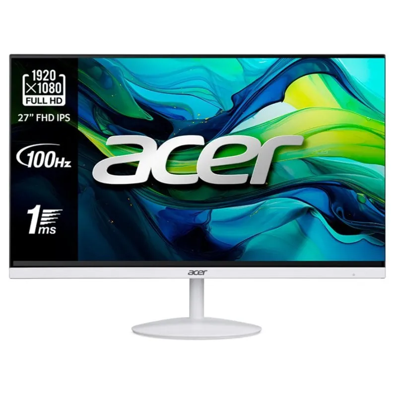 Acer UM.HS2EE.E18 Monitor PC 68,6 cm (27") 1920 x 1080 Pixel Full HD LCD Bianco