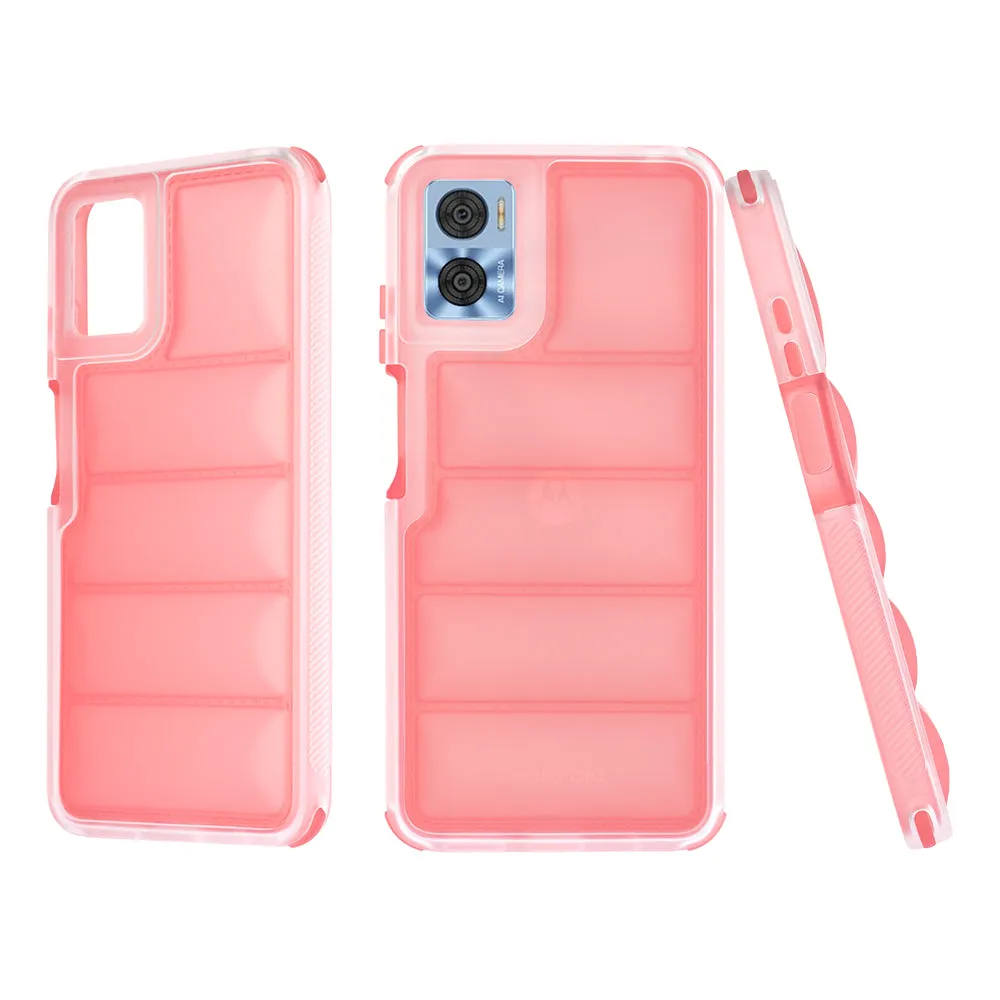 Custodia per Motorola Moto E22i / E22, Techsuit, Wave Shield, Rossa