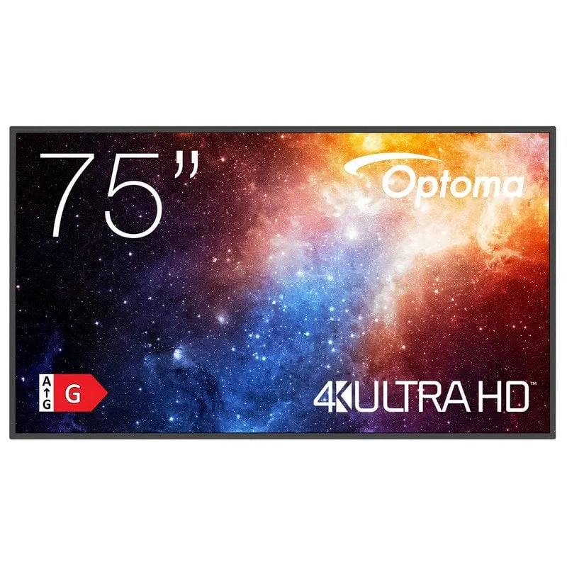 Schermo professionale Optoma N3751K 75" UltraHD 4K LED