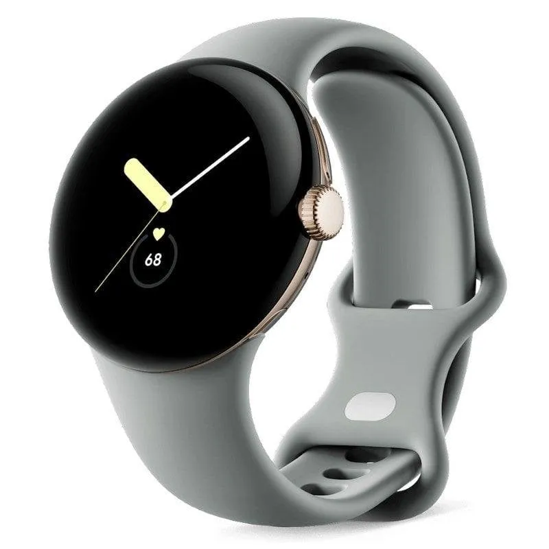 Google Pixel Watch WiFi Bluetooth NFC GPS 41mm AMOLED Champagne Gold Hazel S/L Resistenza Acqua 5ATM SpO2 Cardiofrequenzimetro