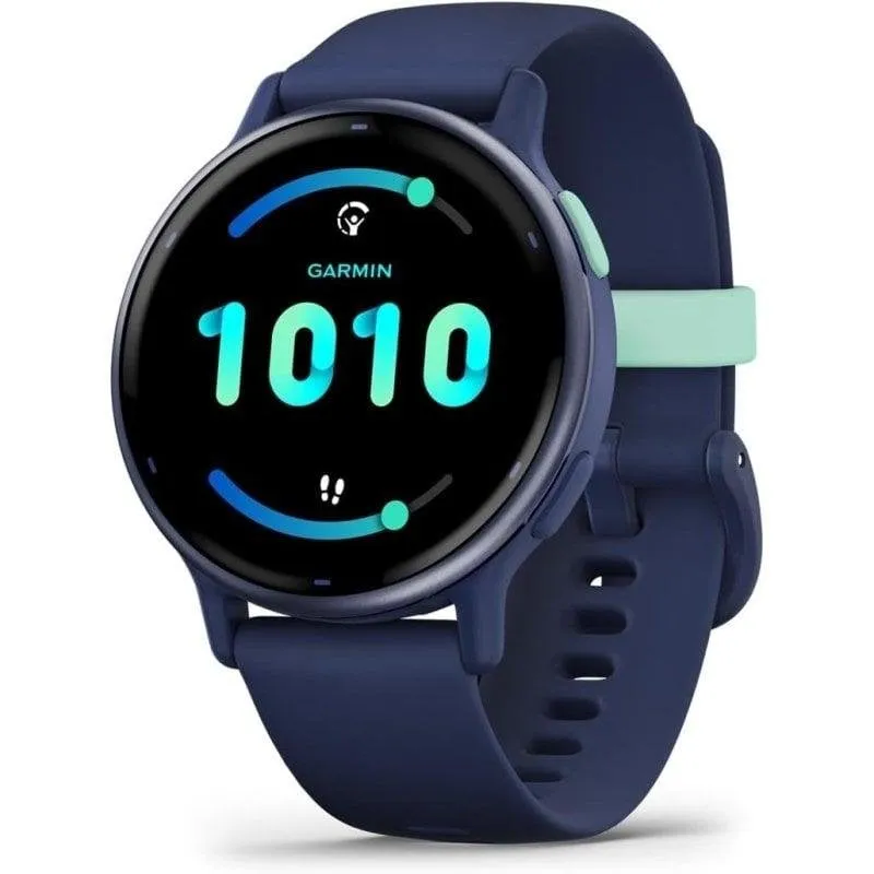 Garmin Vivoactive 5 Bluetooth GPS NFC 42mm AMOLED Blu Unisex Resistenza all'Acqua 5ATM SpO2