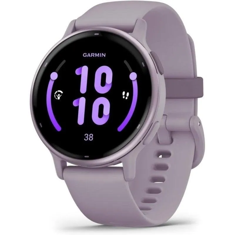 Garmin Vívoactive 5 Bluetooth GPS NFC 42mm AMOLED Viola Unisex Resistenza all'Acqua 5ATM SpO2