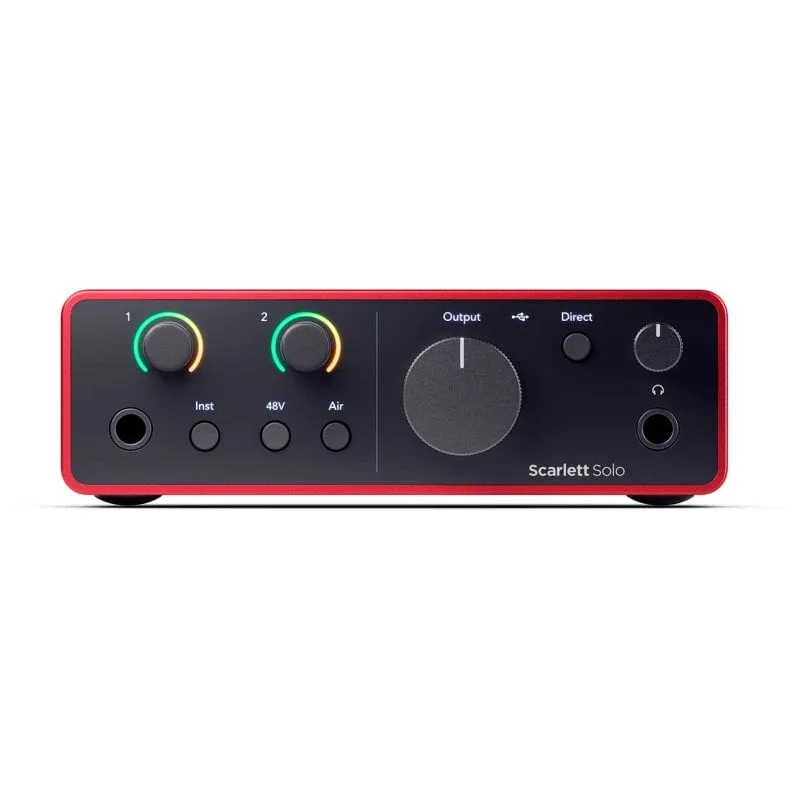Interfaccia audio Focusrite Scarlett Solo di quarta generazione