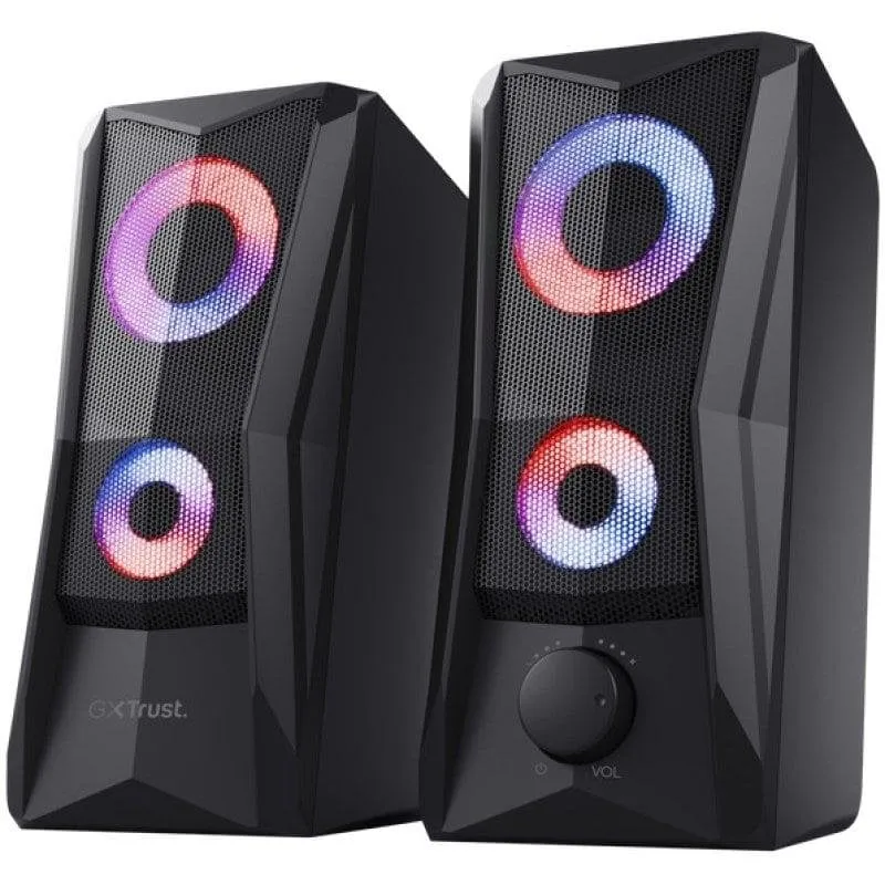 Altoparlanti Trust GXT 606 JAVV 2.0 RGB 12W cablati neri