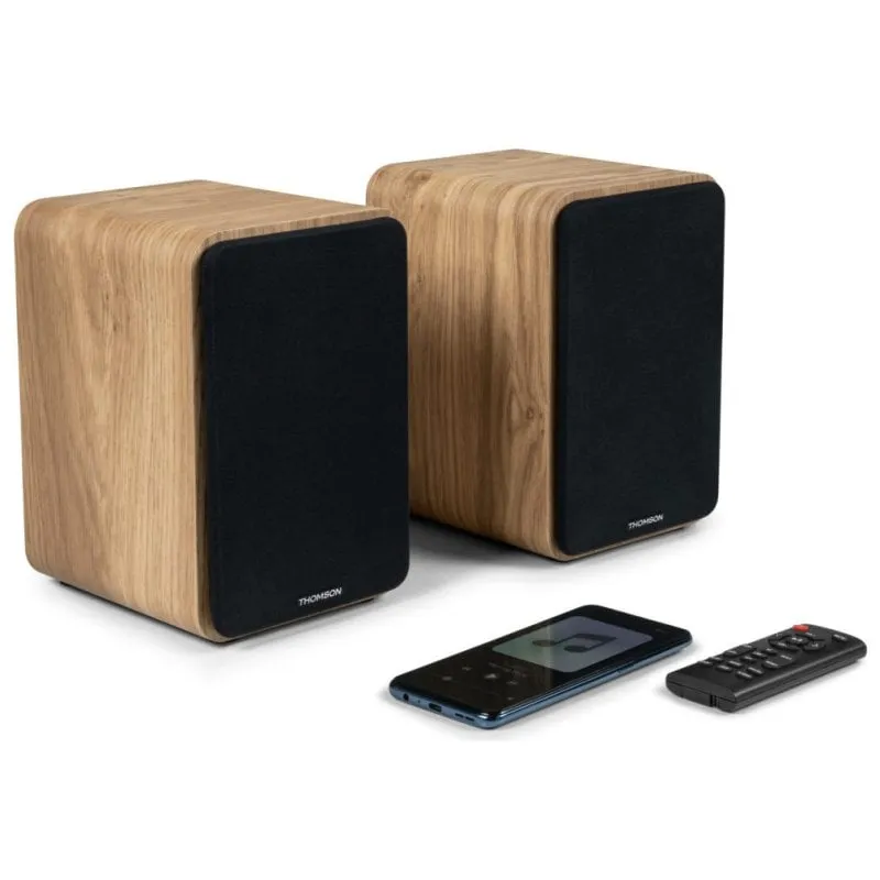 Altoparlanti Bluetooth Thomson WS602DUO 100W Legno