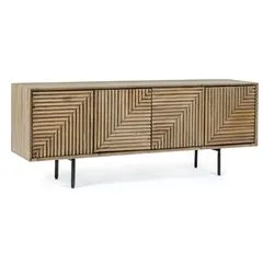 DARSEY Base soggiorno Legno (140x32,5x53cm)
