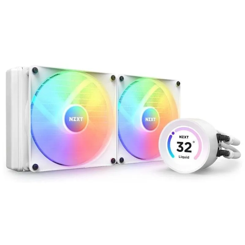 Refrigerazione Liquida NZXT Kraken Elite 280 RGB 280mm 2 Ventole Bianco