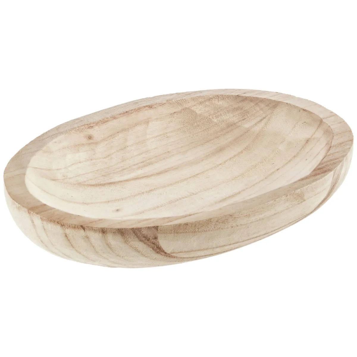 Ciotola legno Asuka; 29.7x20x4.5 cm (LxLxH); naturale