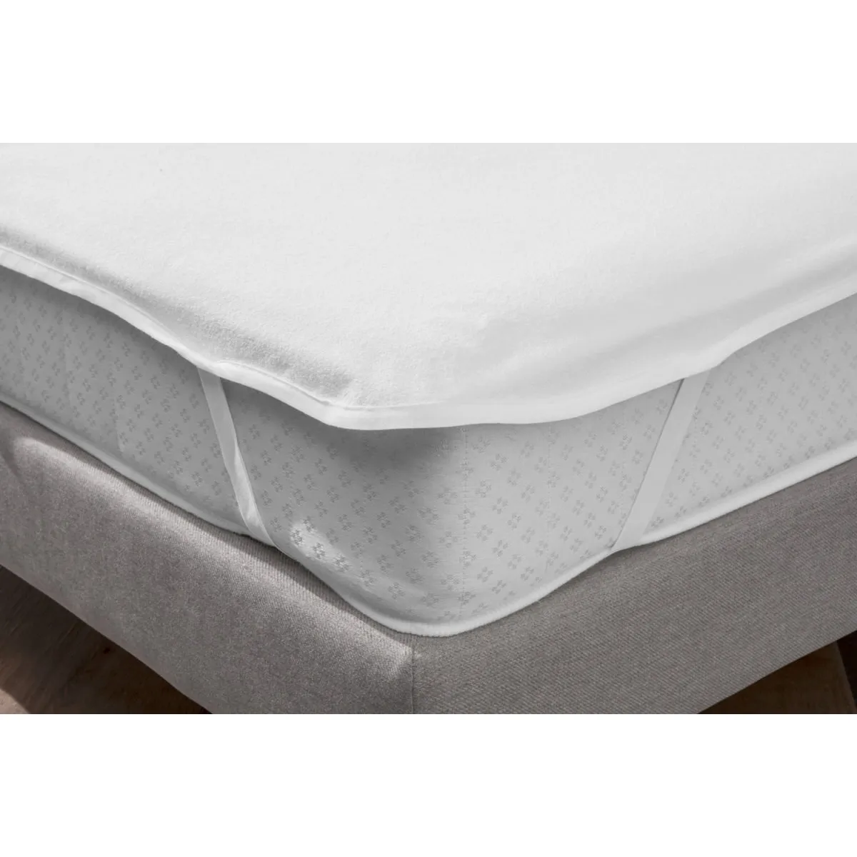 ERWIN M. Coprimaterasso Protect con elastici; 160x200 cm (LxL); bianco