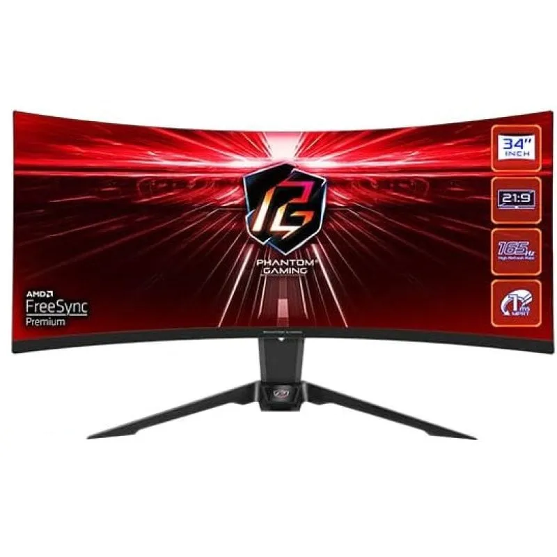 Asrock PG34WQ15R2B Monitor PC 86,4 cm (34") 3440 x 1440 Pixel UltraWide Quad HD Nero
